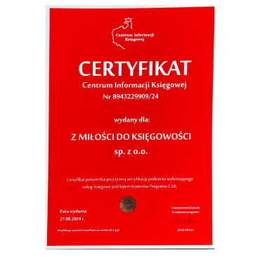 certyfikat 2